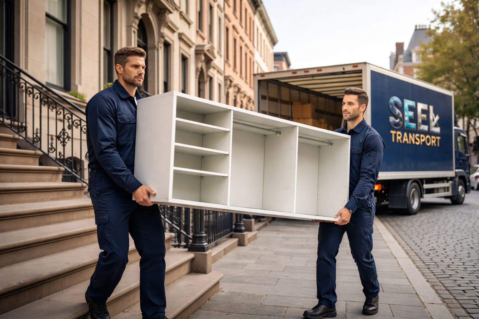 SEEL Transport Umzugsteam beim Möbeltransport in Berlin